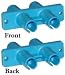 ST / ST, Duplex, Plastic Housing, Fiber Coupler