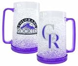 Colorado Rockies 16 oz Plastic Crystal Freezer Mugs - Set of 4