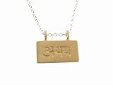 Fearlessness in 10 Karat on Silver Chain by Me & Ro