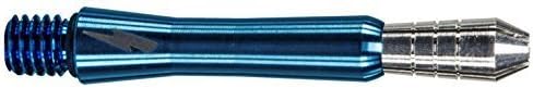 1 Set of TARGET GEN 2 PHIL TAYLOR TITANIUM SHORT DART STEMS SHAFTS - BLUE by Darthub