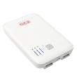 EZOPower White 2 USB Port Compact External Portable Rechargeable Emergency Backup Battery Charger (5000mAh) - Includes USB Charging Cable + Interchangable Charging Tips for SmartPhone, Cell Phone, Blackberry, iPhone, Amazon Kindle and More