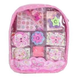 BEST SELLER Girls Soft Backpack full of Stampers, Stickers, Gel Pen and MORE! Butterfly Theme