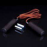 Blitz Leather with Metal Bar Skipping Rope