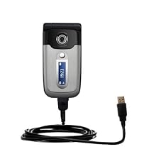 Classic Straight USB Cable for the Sony Ericsson z550c with Power Hot Sync and Charge capabilities - Gomadic Brand w/ TipExchange Technology