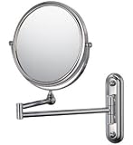 Pivot Arm Wall Mirror - Brushed Nickel