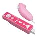 Pink Nintendo Wii Protection Sleeve For Remote Controller & Nunchuk Silicone Skins