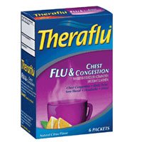 TheraFlu Flu and Chest Congestion Relief Powder - 6 Ea by 