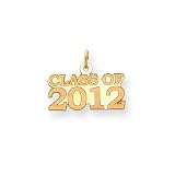 14k Gold Class of 2012 Charm