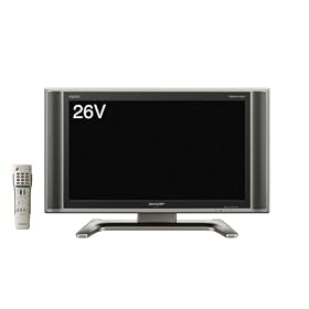 SHARP AQUOS 26V�^ �n��EBS�E110�xCS�f�W�^���n�C�r�W�����t���e���r LC-26GH4