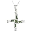 Irish Green Connemara Marble St. Brigid's Cross