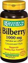 Bilberry 1000 mg Good 'N Natural 90 Softgel