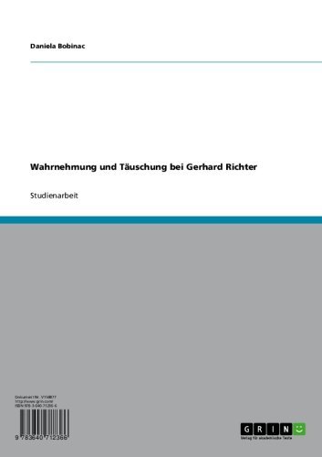 Wahrnehmung und Täuschung bei Gerhard Richter (German Edition)