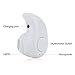 [Left Ear Version] Mini Bluetooth Wireless Invisible Headphone, Smallest PChero Wireless Earphones Earbuds Headphones headset with Mic For iPhone, iPad, Samsung, Most Bluetooth Smartphones - [White]