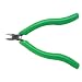 Xcelite EMS543J Tapered Relieved Head Cutter, Diagonal, Flush Jaw, 4" Length, 15/32" Jaw Length, Acculite Ergonomic Grip Handle