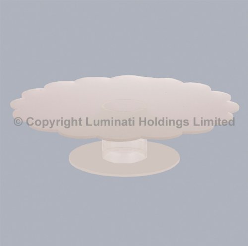 Daisy Cake Stand - Frosted Acrylic
