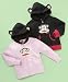 Small Paul Little Boy & Girl Monkey Ear Fleece Hoodie