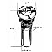 United States Hdwe. P-102C Vanity Drain Popstop