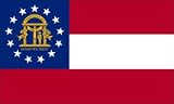 GEORGIA FLAG 3X5 FEET