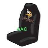 Set of 2 NFL Licensed Universal-Fit Front Bucket Seat Cover - MINNESOTA VIKINGS