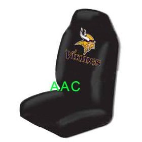 Set of 2 NFL Licensed Universal-Fit Front Bucket Seat Cover - MINNESOTA VIKINGS