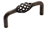 Amerock BP19322-ART Birdcage Pull 3-Inch Center, Antique Rust