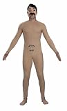Male Blow-up Doll Bucks Night Fancy Dress Costume & Mask