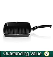 24cm Non Stick Aluminium Griddle Pan