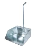 Super Jumbo Dustpan, HD Galvanized Steel w/ Handle