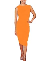 Sexy Vintage Lace Polyester Shift Sleeveless Cocktail Knee Length Party Dress/Tunic 