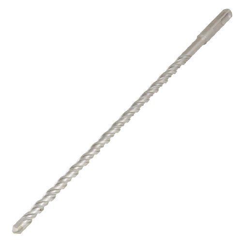 10mm Width Tip Square Four Hollow Shank 350mm Long Masonry Impact Drill Bit
