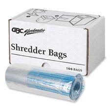 GBC Shred Bags for GBC ShredMaster Shredder Models, 100-Pack, Clear (1765016)