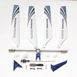 Full Set Replacement Parts for Syma S107 Rc Helicopter, Main Blades, Main Shaft,tail Decorations, Tail Props, Balance Bar, Gear Set,connect... by Blue Syma S107 S107G