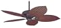 Hunter Fan 26489 52-Inch Charthouse Ceiling Fan, New Bronze