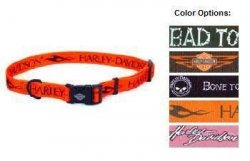 Harley-Davidson 5/8" Orange Adjustable Collar