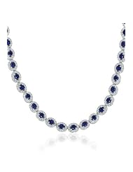 Effy Jewlery Sapphire and Diamond Pendant, 16.23 TCW