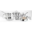T-Fal Ultimate Stainless Steel Copper Bottom Cookware 12 Piece Set