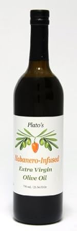 Plato's Original Habanero Infused Extra Virgin Olive Oil 750mL