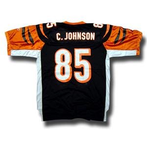 Chad Johnson #85 Cincinnati Bengals NFL Replica Player Jersey By Reebok (Team Color)