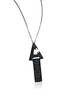 Arizaga Mens Conjunto de cadena y colgante (Negro)