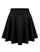BIADANI Women Versatile Flared Stretch Wide Band Skater Skirts