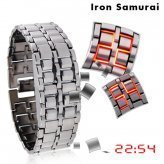 Iron Samurai - Japanese Inspired Red LED Watch