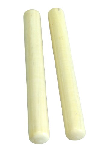 DOBANI Rhythm Sticks (Claves), Whitewood, Pair (Package Of 2)