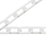 プラスチックチェーン #6×40m 白色