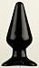 Classic Butt Plug Large 6 Inch Black Anal Trainer
