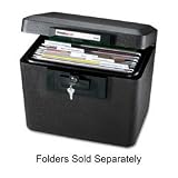 SentrySafe 1170 Black 1/2 Hour FIRE-SAFE File, 0.61 Cubic Feet, Black