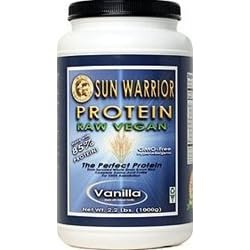 Sun Warrior Protein Powder, Vanilla 2.2 Pounds