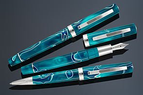 Omas Bologna Laqua Di Bologna Fountain Pen Bluegreen F