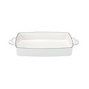 Dansk Kobenstyle Rectangular Baker, White