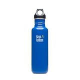 Klean Kanteen Stainless Steel Water Bottle with Poly Loop Cap (27-Ounce, Ocean Blue)