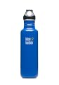 Klean Kanteen Stainless Steel Water Bottle with Poly Loop Cap (27-Ounce, Ocean Blue)